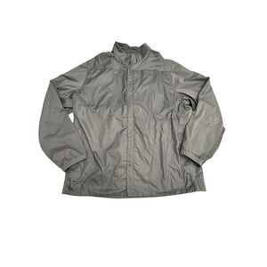 Nike Shield Men's Size XL Grey Full-Zip Golf Windbreaker Jacket Extra Large N2-1